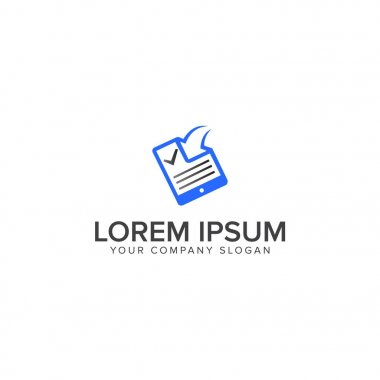 Ok logo tasarım konsepti ile belge 
