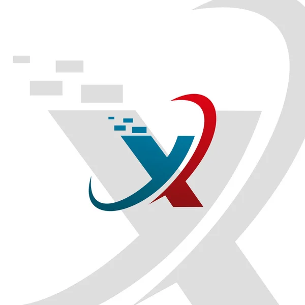 Plantilla de logotipo de letra X — Vector de stock