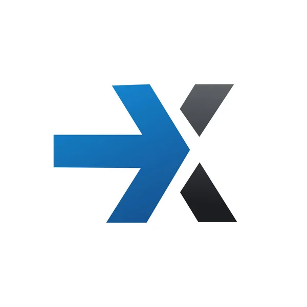 Letter x logo with arrow logo design concept — Stock Vector