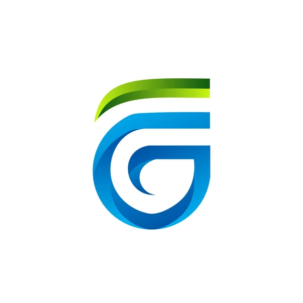 Levél Fg logo tervezési koncepció — Stock Vector