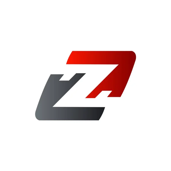 Lettre Z logo. concept de conception de logo speed — Image vectorielle