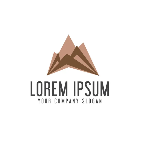 Moderne berg logo ontwerp — Stockvector