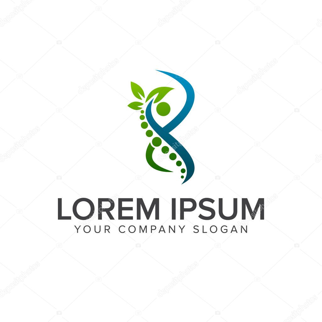 People health care logo design concept template. fully editable vector