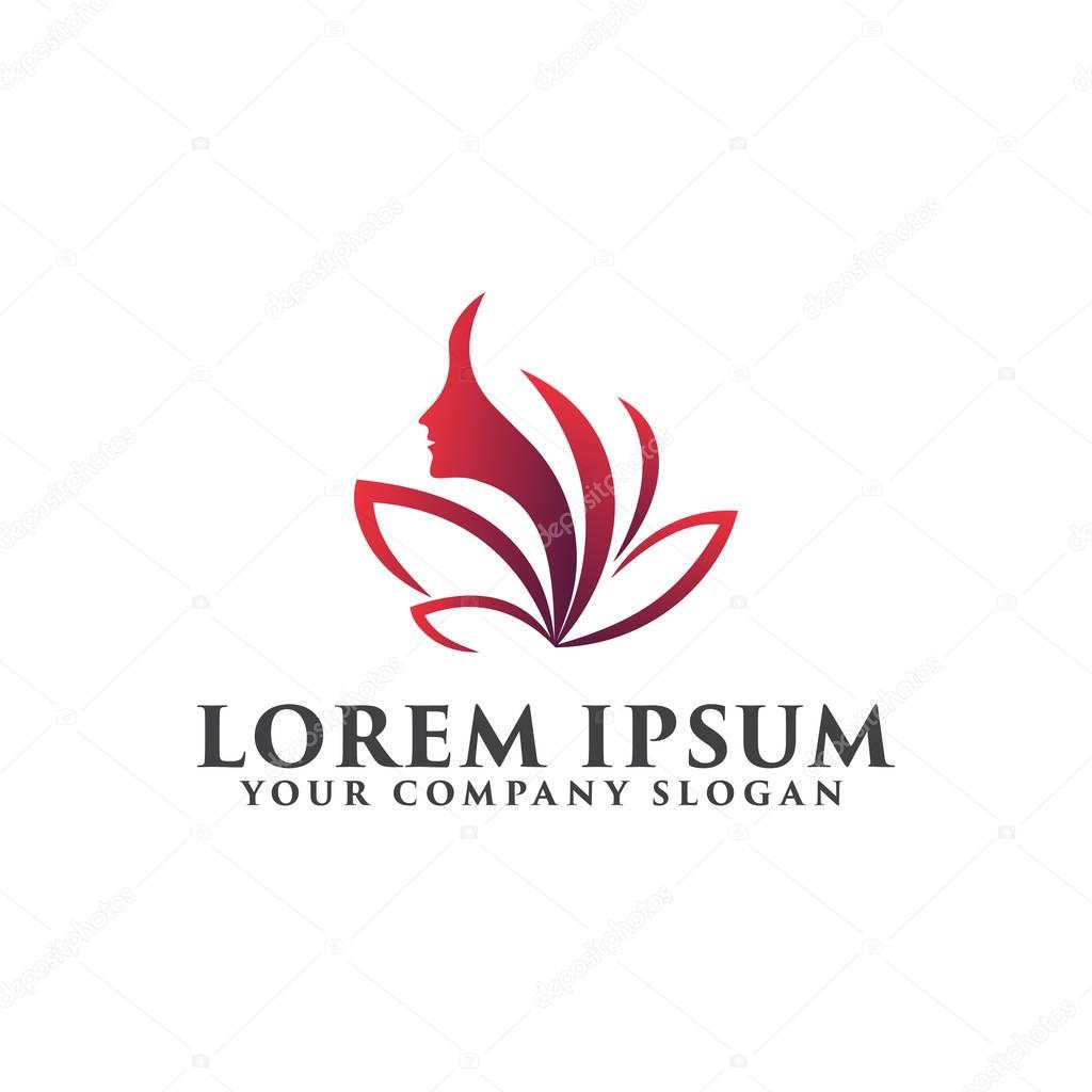 Spa Esthetics logo design concept template. fully editable vector