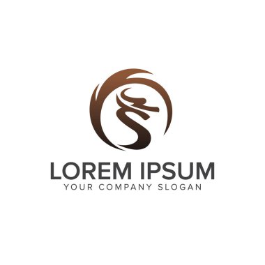 Naga logo tasarım konsepti