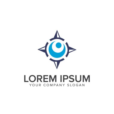 Pusula logo tasarım konsepti