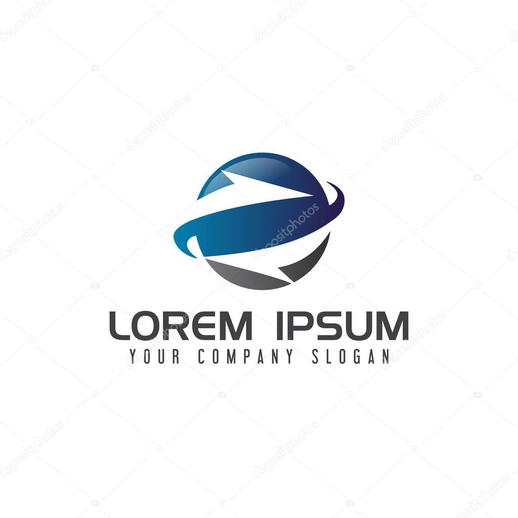 Abstract Technology logo design concept template. fully editable vector