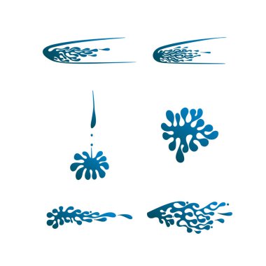 sıvı kabile araç grafik, su kıvılcım araç grafik sarın Dizayn