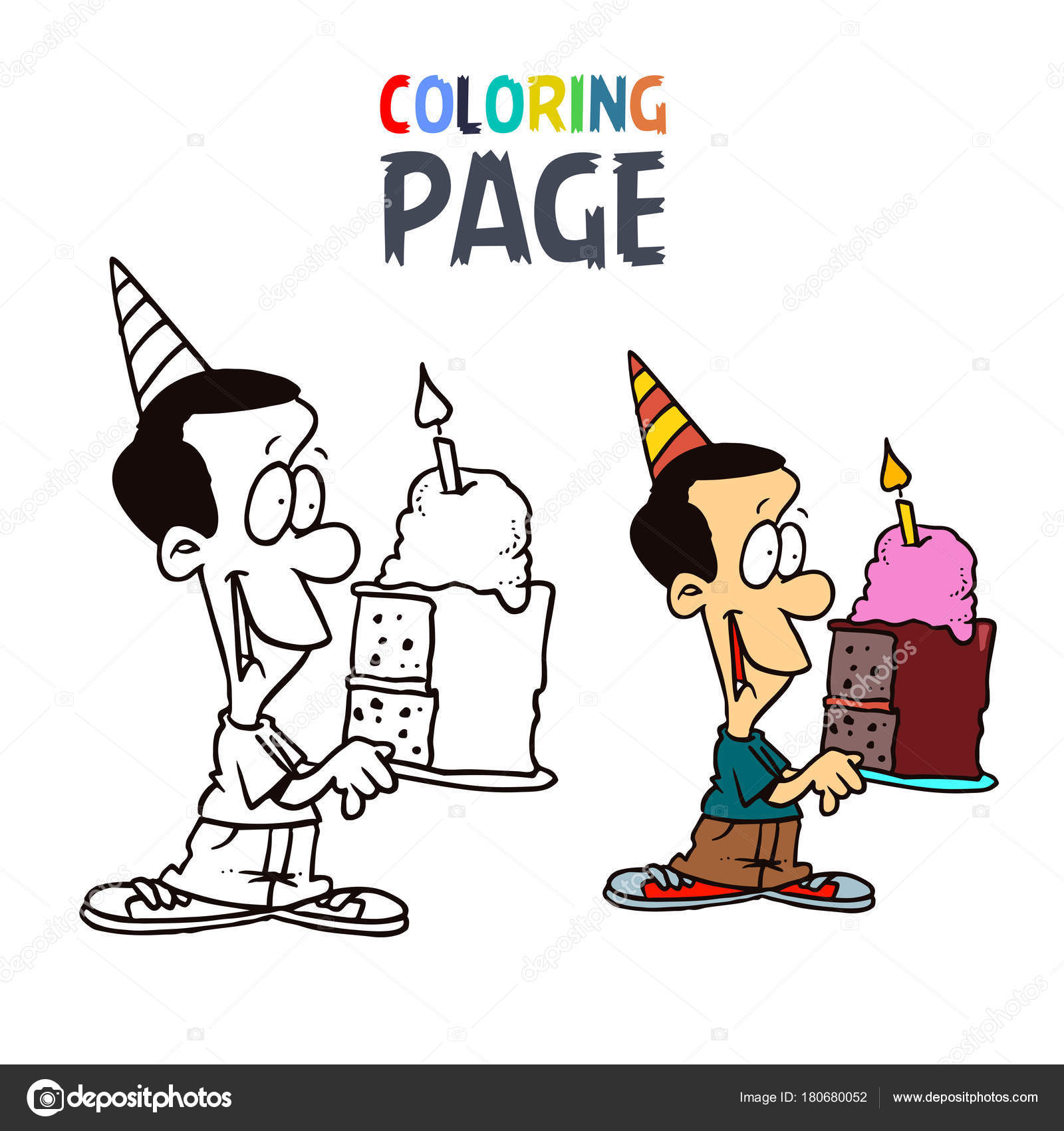 Taart Cartoon Taart Cartoon