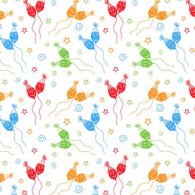 İyi ki doğdun desen arka plan