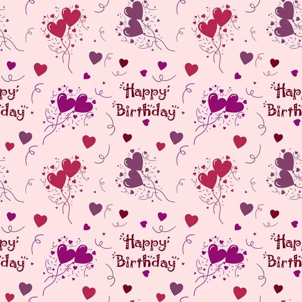 Happy birthday pattern Background — Stock Vector