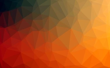 Soyut renkli düşük Poli vektör arka plan turuncu degrade fütüristik desenli.
