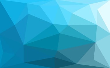 Hafif mavi vektör düşük Poli kristal arka plan. Çokgen tasarım deseni. Düşük Poli resimde arka plan.