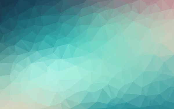 低ポリ結晶の光青いベクトルの背景。多角形デザイン パターン。低ポリ イラスト背景. — ストックベクタ