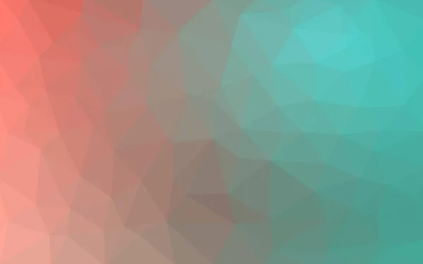 低ポリ結晶の光緑赤ベクトルの背景。多角形デザイン パターン。低ポリ イラスト背景. — ストックベクタ