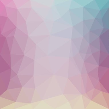 Açık pastel renk vektör düşük Poli kristal arka plan. Çokgen tasarım deseni. Düşük Poli resimde arka plan.