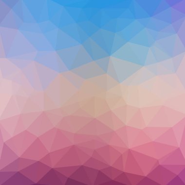 Hafif mavi mor vektör düşük Poli kristal arka plan. Çokgen tasarım deseni. Düşük Poli resimde arka plan.