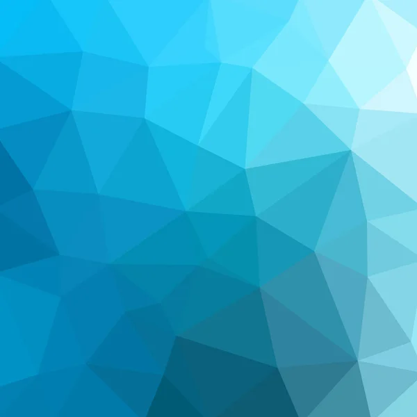 低聚抽象蓝色背景由三角形组成。矢量艺术. — 图库矢量图片