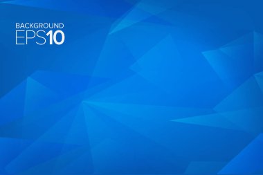 Çokgen şekiller arka plan mavi. Vektör çizim. Tamamen düzenlenebilir vektör.