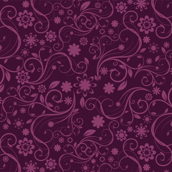 Floral Pattern Background Vector Illustration — Stock Vector