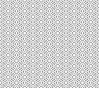 Soyut geometrik Seamless modeli. Geometrik siyah ve beyaz doku yinelenen. geometrik dekorasyon
