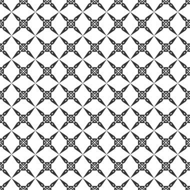 Soyut geometrik Seamless modeli. Geometrik siyah ve beyaz doku yinelenen. geometrik dekorasyon