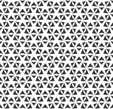 Soyut geometrik Seamless modeli. Geometrik siyah ve beyaz doku yinelenen. geometrik dekorasyon