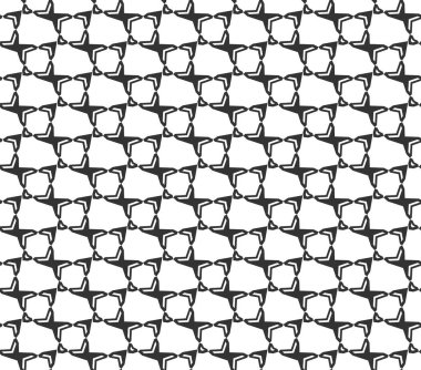 Soyut geometrik Seamless modeli. Geometrik siyah ve beyaz doku yinelenen. geometrik dekorasyon