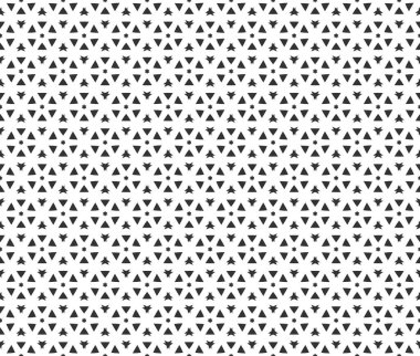 Soyut geometrik Seamless modeli. Geometrik siyah yinelenen 