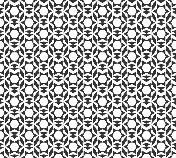 Abstract Geometric Seamless Pattern Repeating Geometric Black White Texture Geometric — Stock Vector