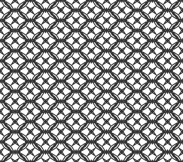 Абстрактный Геометрический Бесшовный Рисунок Повторение Геометрической Черно Белой Текстуры Геометрическое — стоковый вектор
