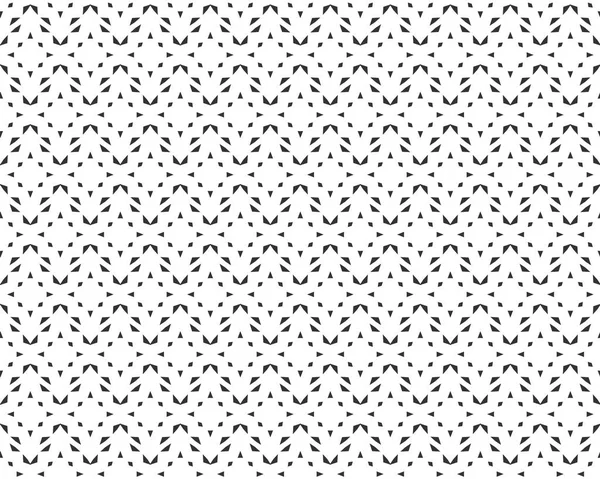 Abstrakte geometrische nahtlose Muster. Wiederholung der geometrischen Schwarz-Weiß-Textur — Stockvektor