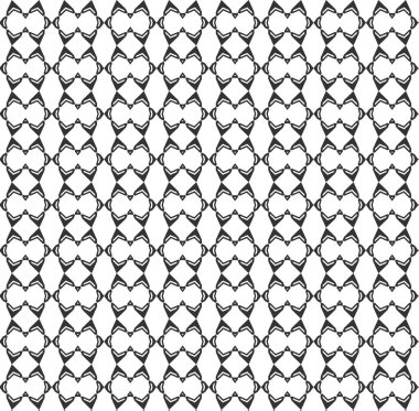 Soyut geometrik Seamless modeli. Geometrik siyah ve beyaz doku yinelenen. geometrik dekorasyon