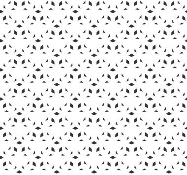 Soyut geometrik Seamless modeli. Geometrik siyah ve beyaz doku yinelenen.