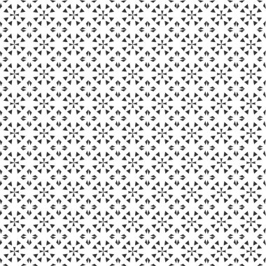 Soyut geometrik Seamless modeli. Geometrik siyah ve beyaz doku yinelenen.
