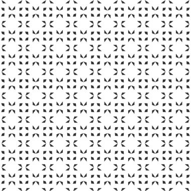 Soyut geometrik Seamless modeli. Geometrik siyah ve beyaz doku yinelenen.