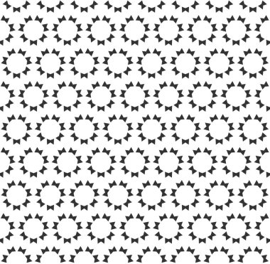 Soyut geometrik Seamless modeli. Geometrik siyah ve beyaz doku yinelenen.