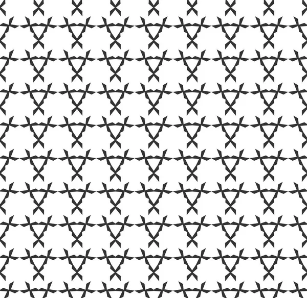 Absztrakt geometriai Seamless pattern. Ismétlődő textúra geometriai fekete-fehér. — Stock Vector