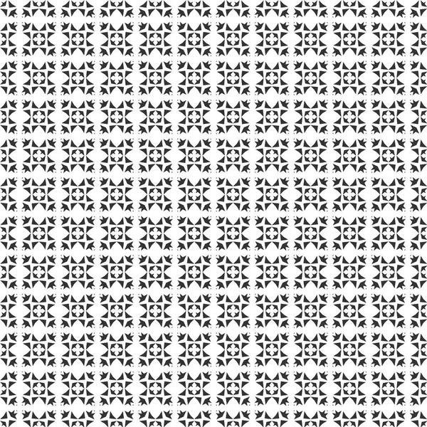 Abstrakte geometrische nahtlose Muster. Wiederholung der geometrischen Schwarz-Weiß-Textur. — Stockvektor