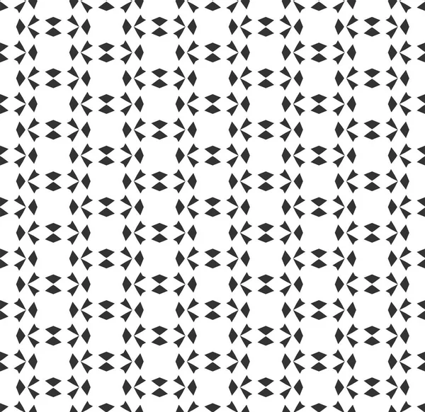 Patrón geométrico abstracto sin costura. Repetición geométrica Textura en blanco y negro . — Archivo Imágenes Vectoriales