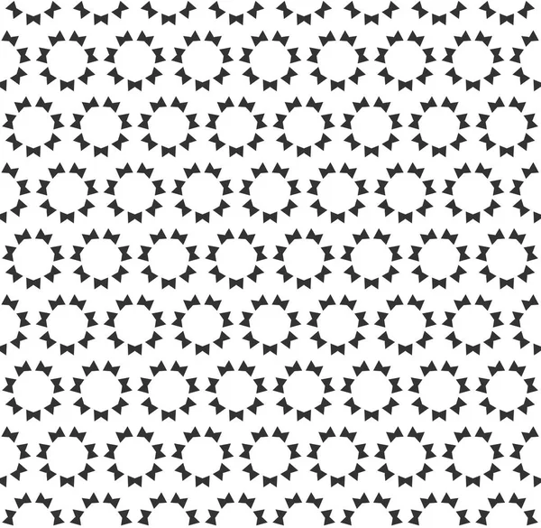 Schéma géométrique abstrait sans couture. Répétition géométrique Texture noire et blanche . — Image vectorielle