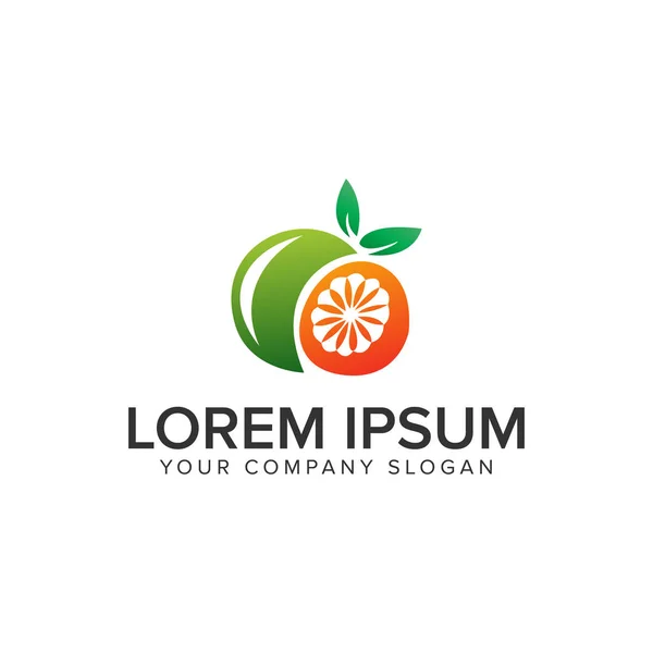 Orange Vorlage Logo Design Vektorgrafik Lizenzfreie Grafiken C Uminurwakhidah875 255935346 Depositphotos