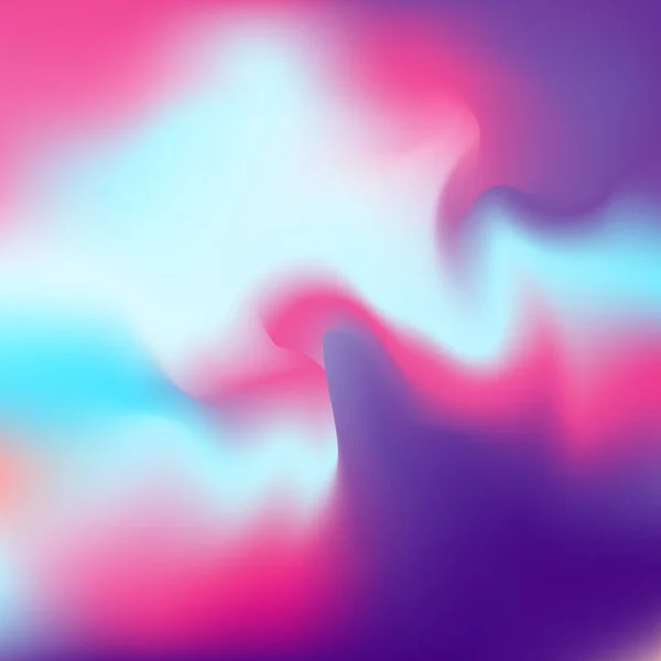 Résumé Fluide créatif multicolore fond flou — Image vectorielle