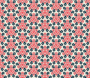 Seamless modeli dekoratif simetri, süsleme desen vektör çizim