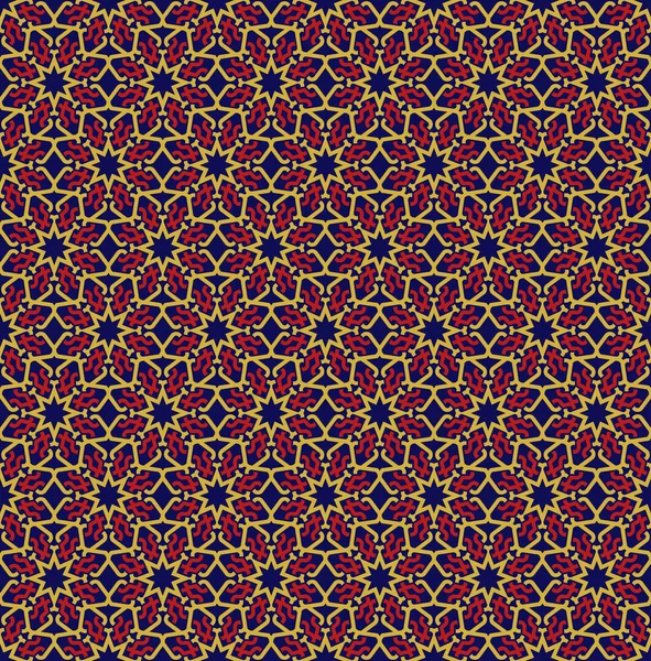 Patrón inconsútil simetrías decorativas, vector patrón ornamento — Archivo Imágenes Vectoriales