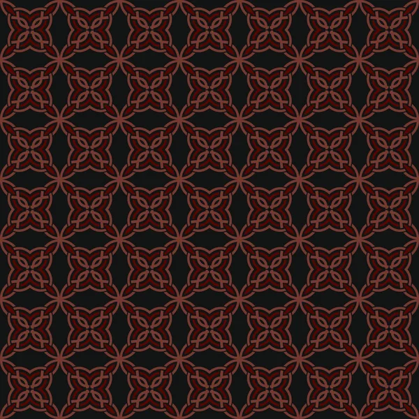 Naadloze patroon decoratieve symmetrieën, ornament patroon vector — Stockvector