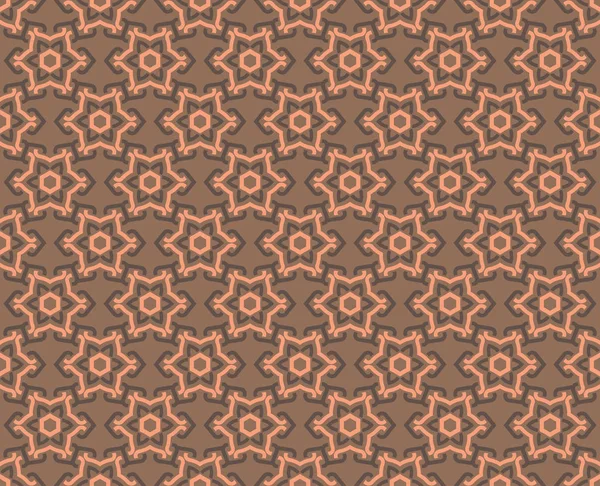 Nahtlose Muster dekorative Symmetrien, Ornamentmustervektor — Stockvektor