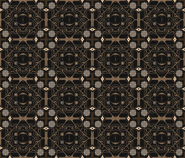 Motif d'ornement sans couture arabe. Décoration ornementale motif fond — Image vectorielle