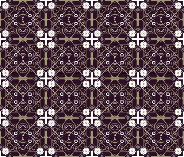 Arabiska sömlös prydnad mönster. Dekorativa dekorativa mönster bakgrund — Stock vektor