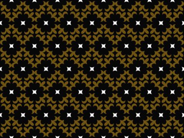 Soyut, dikişsiz süs deseni. Vektör illüstrasyonu.